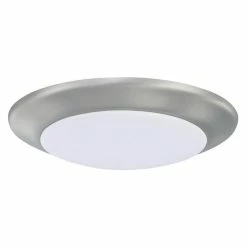 Discount 🌟 Capital Lighting HomePlace 10 in. 15W 1-Light Integrated LED Flush Mount Ceiling Fixture in Brushed Nickel 🔔