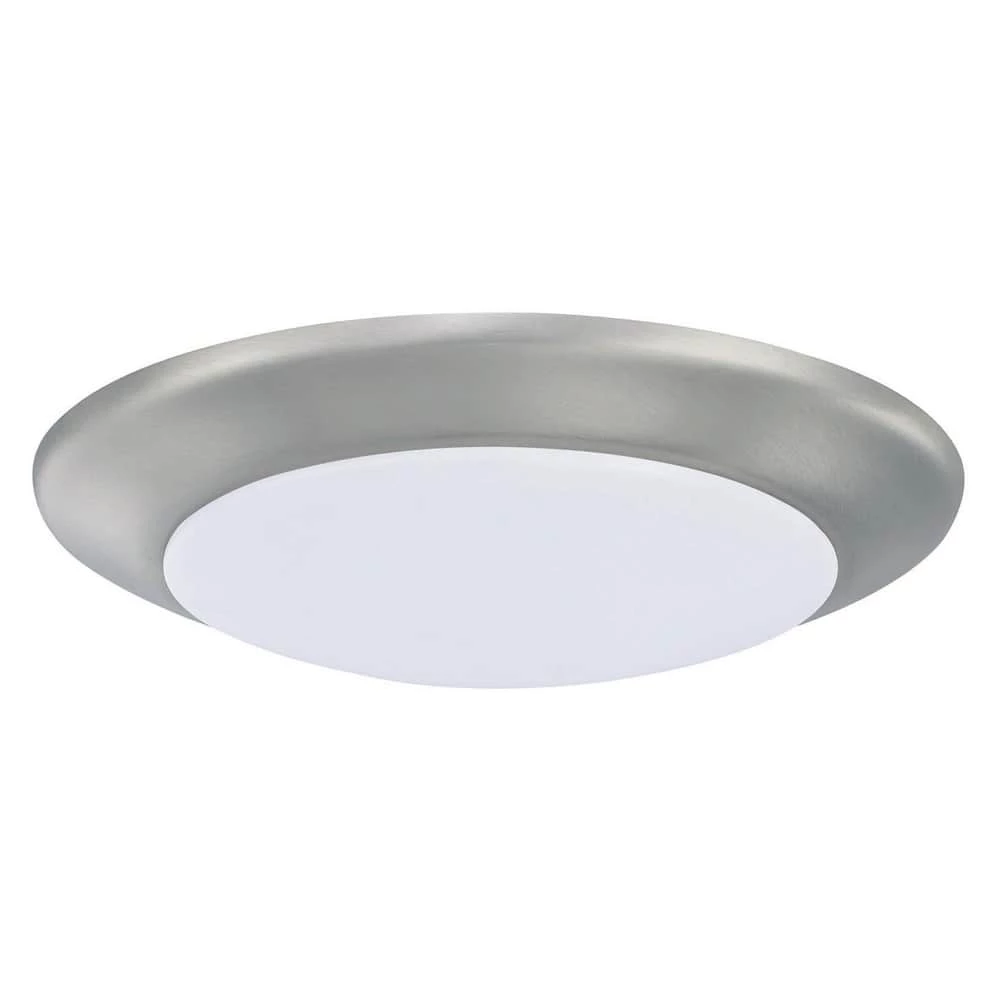 Discount ๐ Capital Lighting HomePlace 10 in. 15W 1-Light Integrated LED Flush Mount Ceiling Fixture in Brushed Nickel ๐ 1 Discount ๐ Capital Lighting HomePlace 10 in. 15W 1-Light Integrated LED Flush Mount Ceiling Fixture in Brushed Nickel ๐