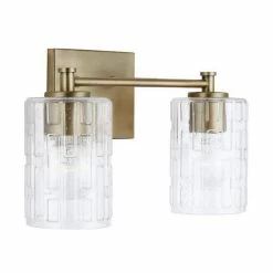 Cheapest π€© Capital Lighting Emerson 100W 2-Light Medium Vanity Fixture in Aged Brass π₯°
