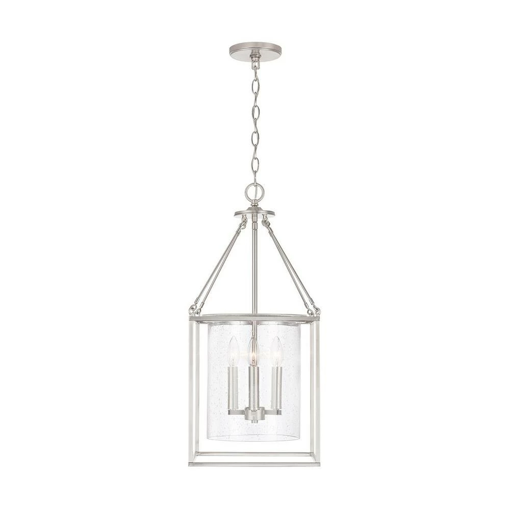 Wholesale β¨ Capital Lighting Cooper 60W 4-Light Candelabra E-12 Incandescent Pendant in Brushed Nickel π 2 Wholesale β¨ Capital Lighting Cooper 60W 4-Light Candelabra E-12 Incandescent Pendant in Brushed Nickel π - Image 2