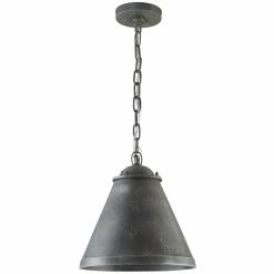 Best deal 🎁 Capital Lighting 12 in. 100W 1-Light Medium E-26 Incandescent Pendant in Antique Grey 🎉