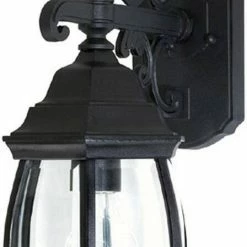 Hot Sale 👍 Capital Lighting French Country 6-1/2 in. 100 W 1-Light Medium Lantern in Black ❤️