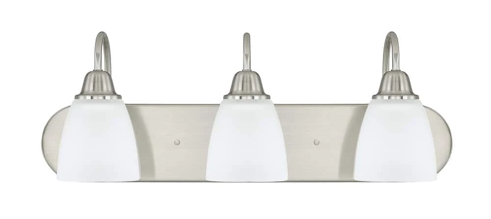 Best Sale π Capital Lighting Trenton 100W 3-Light Medium E-26 Incandescent Vanity Fixture in Brushed Nickel π 1 Best Sale π Capital Lighting Trenton 100W 3-Light Medium E-26 Incandescent Vanity Fixture in Brushed Nickel π