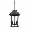 Brand new 🎁 Capital Lighting Dunbar 60W 3-Light Candelabra E-12 Incandescent Outdoor Hanging Lantern in Oil Rubbed Bronze 🎁
