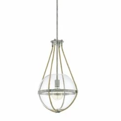 Hot Sale 🌟 Capital Lighting Beaufort 100W 1-Light Medium E-26 Incandescent Pendant Light in Mystic Sand 😍