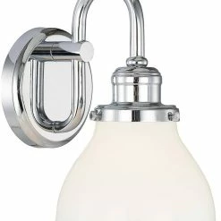 Best Sale 💯 Capital Lighting Baxter 100W 1-Light Vanity Fixture in Polished Chrome 😀