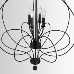 Buy 😉 Capital Lighting Sonnet 60W 4-Light Candelabra E-12 Incandescent Foyer Lighting in Matte Black 💯 -Capital Lighting Sales Query 77