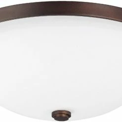 Best deal 🛒 Capital Lighting 5-1/4 x 14-3/4 in. 3-Light Ceiling Fixture in Burnished Bronze with Soft White Glass Shade 👍