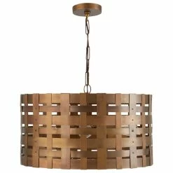Coupon 🥰 Capital Lighting 22 in. 60W 4-Light Medium E-26 Incandescent Pendant in Patinaed Brass ✨