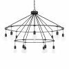 Deals ✔️ Capital Lighting 100W 14-Light Medium E-26 Incandescent Chandelier in Black Iron 🔥