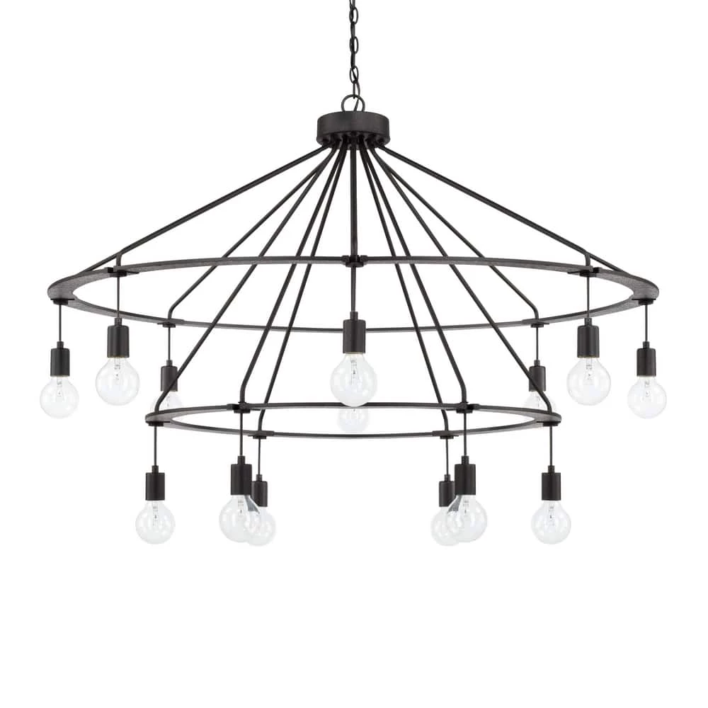 Deals βοΈ Capital Lighting 100W 14-Light Medium E-26 Incandescent Chandelier in Black Iron π₯ 1 Deals βοΈ Capital Lighting 100W 14-Light Medium E-26 Incandescent Chandelier in Black Iron π₯