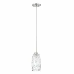 Buy 💯 Capital Lighting 100W 1-Light Medium E-26 Incandescent Pendant Light in Brushed Nickel 😍