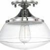 Flash Sale 🎉 Capital Lighting 75W 1-Light Medium E-26 Base Incandescent Ceiling Fixture in Polished Nickel 🔥