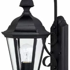 Best deal 😍 Capital Lighting Carriage House 23 in. Height 100 W 1-Light Medium Lantern in Black 🌟