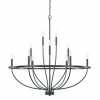 Coupon 🛒 Capital Lighting Greyson 60W 12-Light Candelabra E-12 Incandescent Base Chandelier in Matte Black ✨