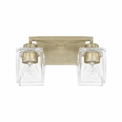 Flash Sale 👍 Capital Lighting Karina 60W 2-Light Candelabra E-12 Incandescent Vanity Fixture in Winter Gold ❤️