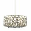 Outlet 🌟 Capital Lighting 28-1/4 in. 60W 6-Light Candelabra E-12 Incandescent Pendant in Aged Metal 🎁