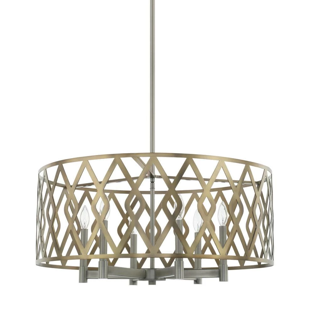 Outlet π Capital Lighting 28-1/4 in. 60W 6-Light Candelabra E-12 Incandescent Pendant in Aged Metal π 1 Outlet π Capital Lighting 28-1/4 in. 60W 6-Light Candelabra E-12 Incandescent Pendant in Aged Metal π