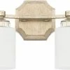 Coupon ⭐ Capital Lighting Olivia 32-1/2 x 10-1/2 in. 400W 4-Light Medium E-26 Incandescent Vanity Fixture with Soft White Glass in Winter Gold 👍