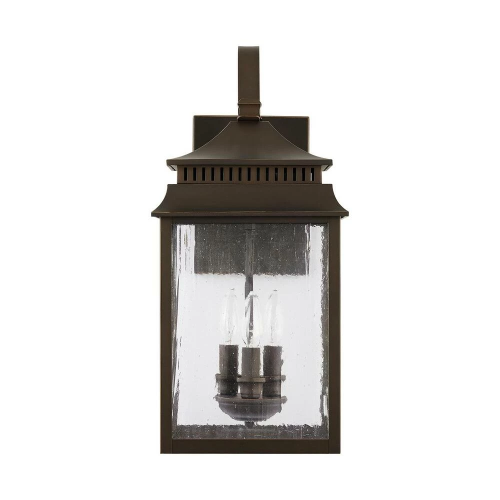 Cheapest ⌛ Capital Lighting Sutter Creek 60W 3-Light Candelabra E-12 Incandescent Outdoor Wall Sconce in Oiled Bronze 🥰 2 Cheapest ⌛ Capital Lighting Sutter Creek 60W 3-Light Candelabra E-12 Incandescent Outdoor Wall Sconce in Oiled Bronze 🥰 - Image 2