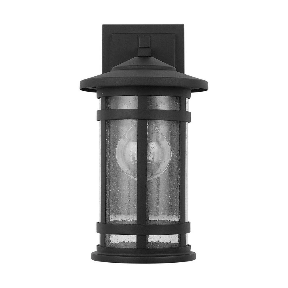 Promo ✨ Capital Lighting Mission Hills 100W 1-Light Medium E-26 Incandescent Outdoor Wall Sconce in Black ✔️ 2 Promo ✨ Capital Lighting Mission Hills 100W 1-Light Medium E-26 Incandescent Outdoor Wall Sconce in Black ✔️ - Image 2