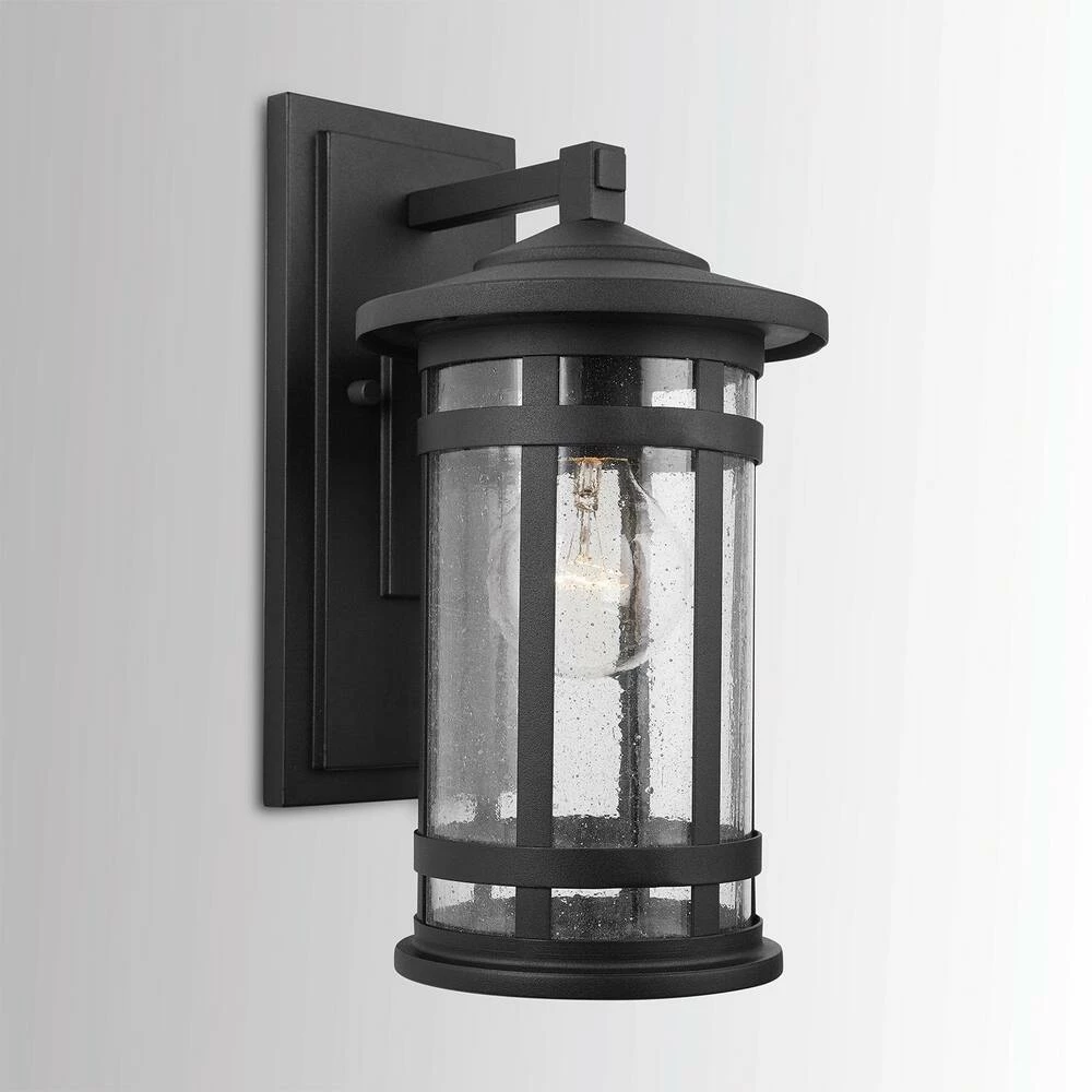 Promo ✨ Capital Lighting Mission Hills 100W 1-Light Medium E-26 Incandescent Outdoor Wall Sconce in Black ✔️ 6 Promo ✨ Capital Lighting Mission Hills 100W 1-Light Medium E-26 Incandescent Outdoor Wall Sconce in Black ✔️ - Image 6