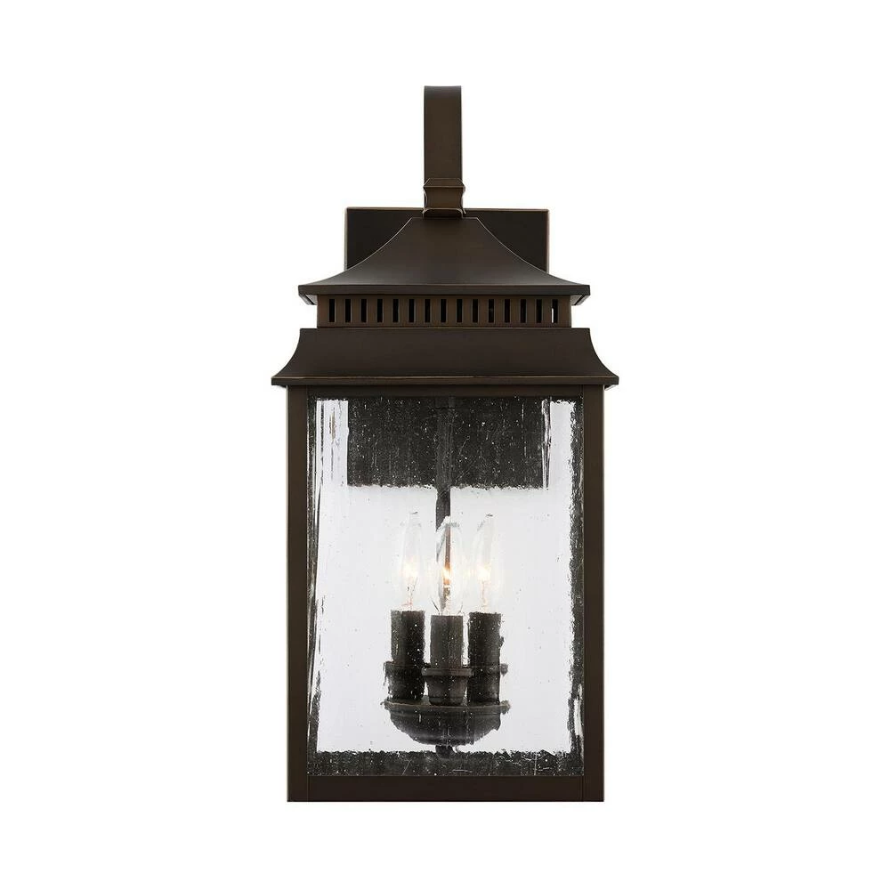 Cheapest ⌛ Capital Lighting Sutter Creek 60W 3-Light Candelabra E-12 Incandescent Outdoor Wall Sconce in Oiled Bronze 🥰 4 Cheapest ⌛ Capital Lighting Sutter Creek 60W 3-Light Candelabra E-12 Incandescent Outdoor Wall Sconce in Oiled Bronze 🥰 - Image 4