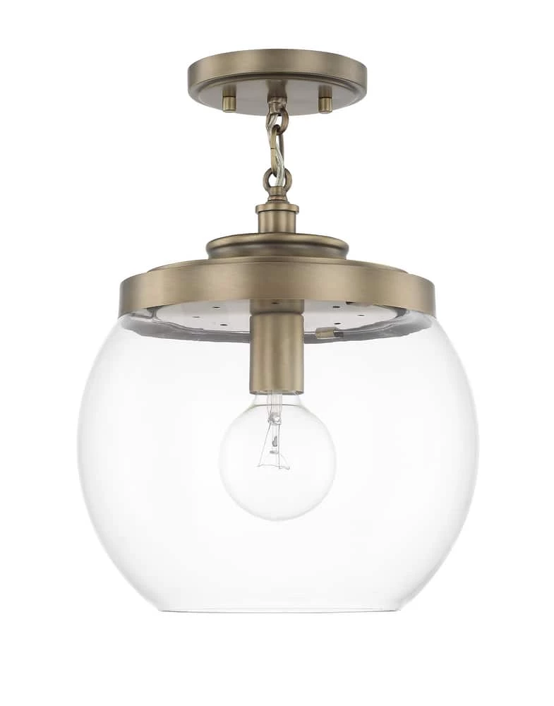 Cheapest π Capital Lighting Mid-Century 100W 1-Light Incandescent Pendant in Aged Brass π 1 Cheapest π Capital Lighting Mid-Century 100W 1-Light Incandescent Pendant in Aged Brass π