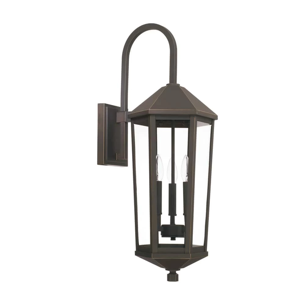 Cheapest π Capital Lighting Ellsworth 60W 3-Light Candelabra E-12 Incandescent Outdoor Wall Lantern in Oiled Bronze π 1 Cheapest π Capital Lighting Ellsworth 60W 3-Light Candelabra E-12 Incandescent Outdoor Wall Lantern in Oiled Bronze π