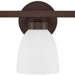 Flash Sale ⌛ Capital Lighting Jameson 3-Light Vanity Fixture in Bronze 🌟
