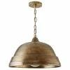 Promo ❤️ Capital Lighting 18 in. 100W 1-Light Medium E-26 Incandescent Pendant in Oxidized Brass 🛒