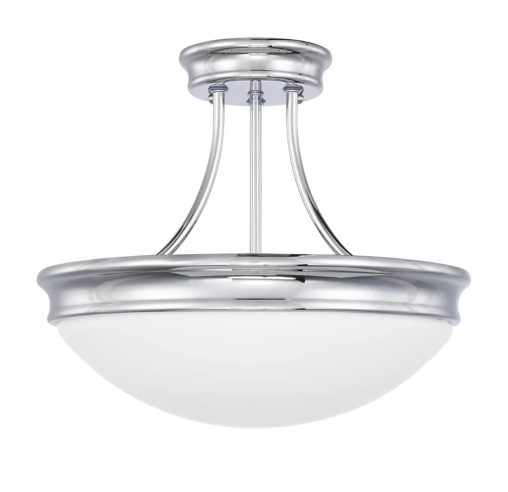 Buy โ Capital Lighting Capital Ceiling 60W 3-Light Medium E-26 Incandescent Semi-Flush Mount Ceiling Fixture in Polished Chrome ๐ฏ 1 Buy โ Capital Lighting Capital Ceiling 60W 3-Light Medium E-26 Incandescent Semi-Flush Mount Ceiling Fixture in Polished Chrome ๐ฏ