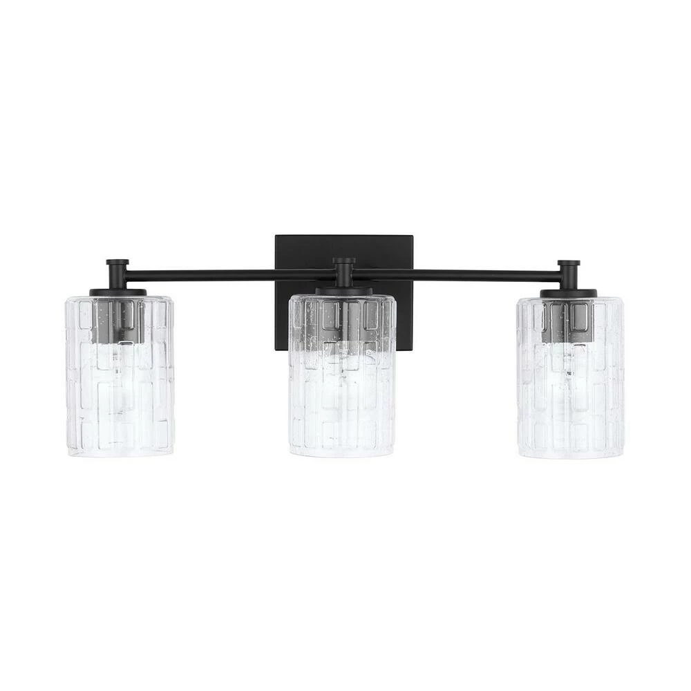 Cheapest ๐งจ Capital Lighting Emerson 100 W 3 Light Medium E-26 Vanity Fixture in Matte Black ๐ฏ 2 Cheapest ๐งจ Capital Lighting Emerson 100 W 3 Light Medium E-26 Vanity Fixture in Matte Black ๐ฏ - Image 2