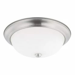 Deals 🎉 Capital Lighting 60W 3-Light Medium E-26 Base Incandescent Ceiling Fixture in Brushed Nickel ❤️