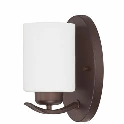 Flash Sale 😍 Capital Lighting Dixon 100W 1-Light Medium E-26 Incandescent Wall Sconce in Bronze 🤩