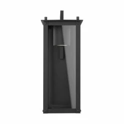 Wholesale 🤩 Capital Lighting Hunt 7W 1-Light GU10 Integrated LED Outdoor Wall Sconce in Black 👏 -Capital Lighting Sales Query 914