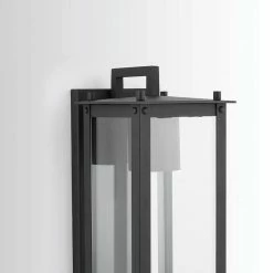 Wholesale 🤩 Capital Lighting Hunt 7W 1-Light GU10 Integrated LED Outdoor Wall Sconce in Black 👏 -Capital Lighting Sales Query 916