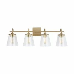 Brand new 😍 Capital Lighting Jayne 100W 4-Light Medium Vanity Fixture in Aged Brass ⭐ -Capital Lighting Sales Query 920