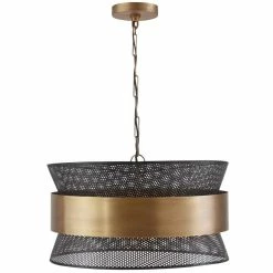 Wholesale 👏 Capital Lighting 19-3/4 in. 60W 4-Light Candelabra E-12 Incandescent Pendant in Patinaed Brass with Dark Zinc 💯