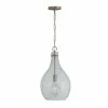 Discount 🌟 Capital Lighting 100W 1-Light Medium E-26 Incandescent Pendant in Brushed Nickel 🥰
