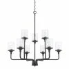 Cheap 🌟 Capital Lighting Colton 100W 9-Light Medium E-26 Incandescent Chandelier in Matte Black 👍