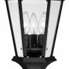 Best Sale 😉 Capital Lighting Carriage House 24 in. 60 W 3-Light Candelabra Lantern in Black 💯