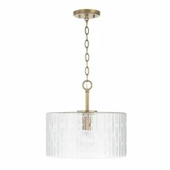 Best deal ✔️ Capital Lighting Emerson 100W 1-Light Medium Incandescent Semi-Flush Mount Ceiling Fixture in Aged Brass 🎉 -Capital Lighting Sales Query 983