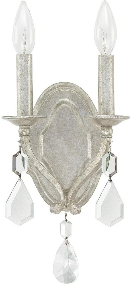 Coupon π Capital Lighting Blakely 15-3/4 in. 2-Light Sconce in Antique Silver π€© 1 Coupon π Capital Lighting Blakely 15-3/4 in. 2-Light Sconce in Antique Silver π€©
