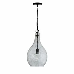 Hot Sale 🔥 Capital Lighting 100W 1-Light Medium E-26 Incandescent Pendant in Matte Black 🎉