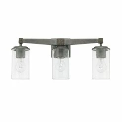 Brand new 🔔 Capital Lighting Zac 100W 3-Light Vanity Fixture in Urban Grey ✔️