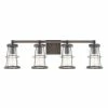 Outlet ❤️ Capital Lighting Beaufort 100W 4-Light Medium E-26 Incandescent Vanity Fixture in Nordic Grey 😀